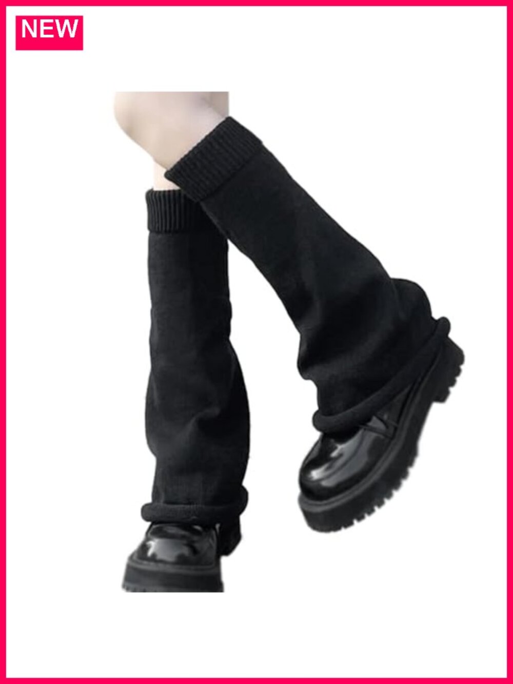 Knit Leg Warmers Y2K Kawaii Harajuku Gothic Long Socks Cover Winter Accessories
